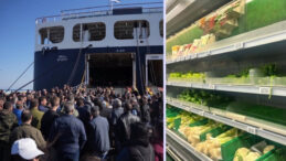 Midilli Adası'nda Şap Krizi: Marketler Boşaldı