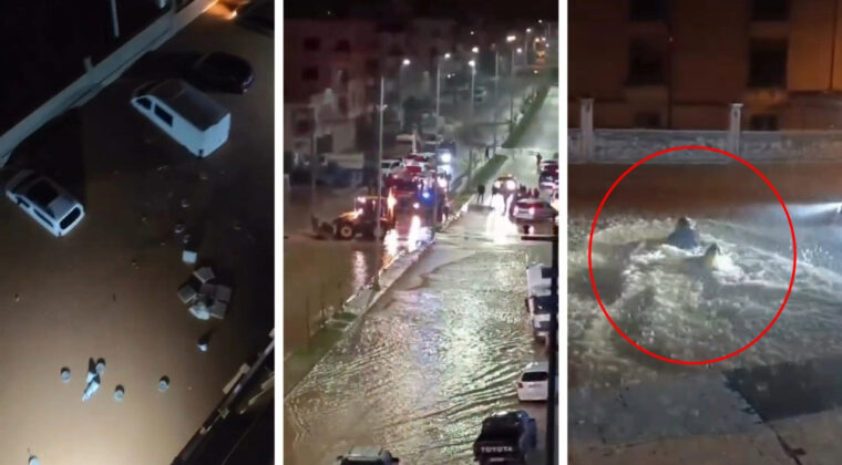 Midyat&rsquo;ta Sağanak Sokakları G&ouml;le &Ccedil;evirdi: Bir Kişi Y&uuml;zd&uuml;