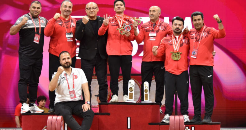 Milli halterci Muhammed Furkan &Ouml;zbek rekor kırdı: Avrupa şampiyonu oldu