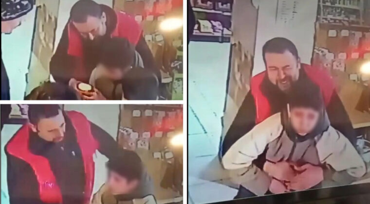 Nefes borusuna yiyecek ka&ccedil;an &ouml;ğrenciyi market sahibi kurtardı