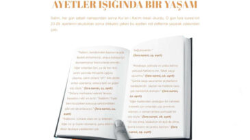 Okullarda &lsquo;ayete g&ouml;re yaşam&rsquo; modeli