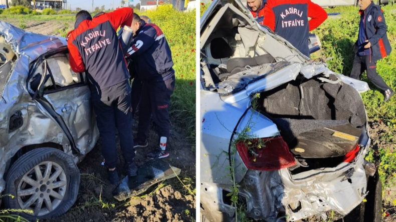 Otomobil Tankerle Çarpıştı: 1 Ölü