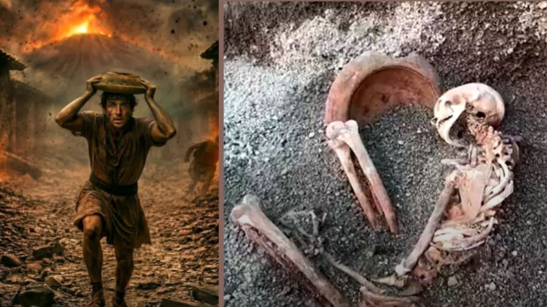 Pompeii faciasının kurbanıydı: Son anları canlandırıldı