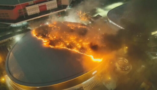 Rio Olimpiyat Parkı'ndaki velodromda korkutan yangın