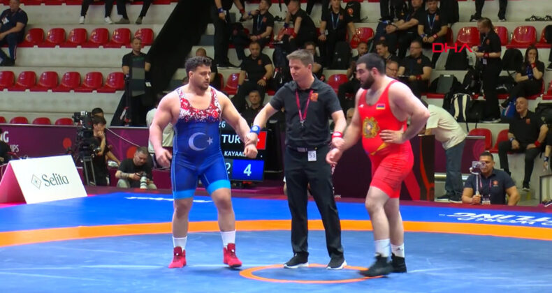 Rıza Kayaalp, Ermeni rakibini 78 saniyede tuş etti