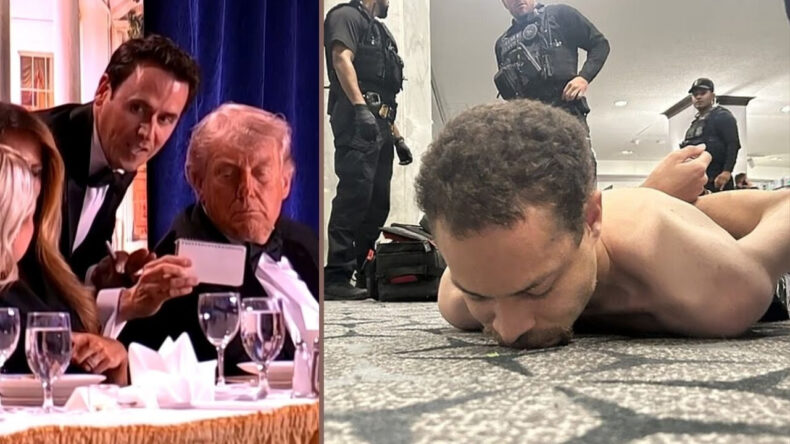 Saldırıdan saniyeler &ouml;nce Trump &ccedil;iftine kağıt g&ouml;stermişti: Ne yazdığını a&ccedil;ıkladı