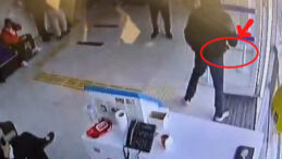 Satırla banka soymaya &ccedil;alışan kar maskeli ş&uuml;pheli ka&ccedil;arken yakalandı