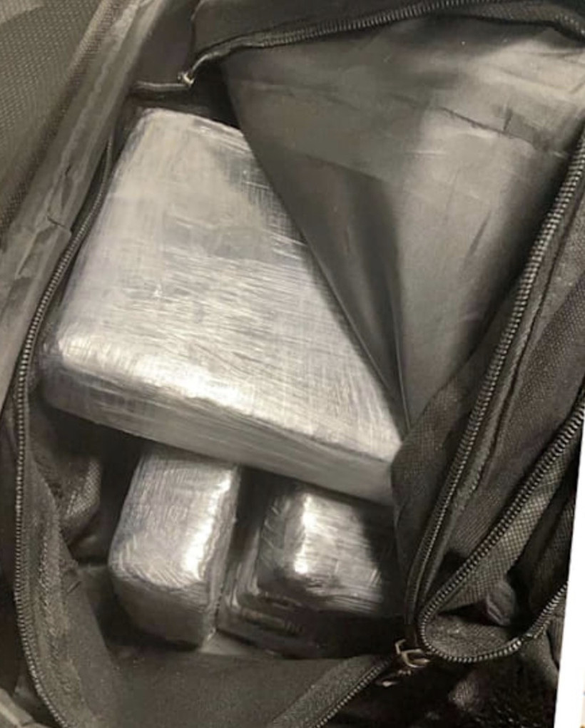 Nürnberg Havalimanı'nda ele geçirilen kokain.