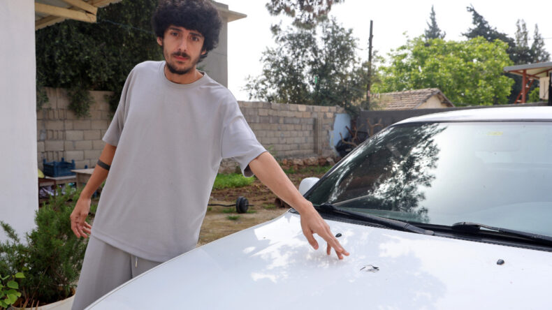 Sesle panik oldu, yorgun mermiyle karşılaştı