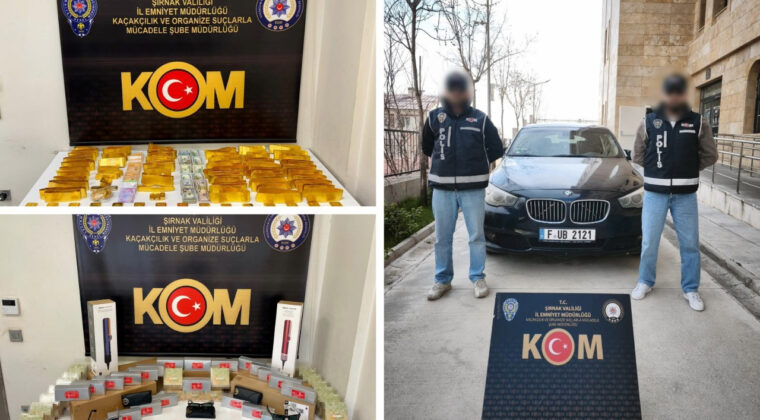 Şırnak&rsquo;ta Ka&ccedil;ak&ccedil;ılık Operasyonu: 610 Milyonluk &Uuml;r&uuml;n Ele Ge&ccedil;irildi