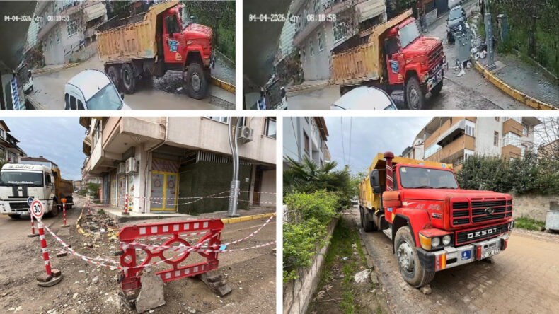 Şoförsüz hafriyat kamyonu yaşlı adamı ezdi