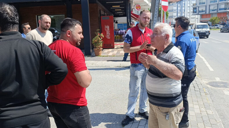 Su&ccedil;lu ve alıngan: &Ccedil;arptığı s&uuml;r&uuml;c&uuml;ye k&uuml;st&uuml;