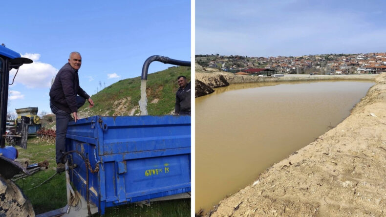 Tam kapasiteye ulaşan g&ouml;let &ccedil;ift&ccedil;iye can suyu oldu