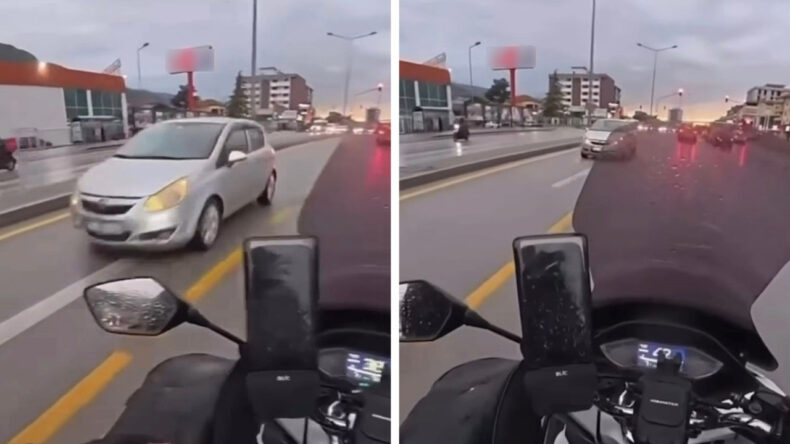 Ters Y&ouml;ne Girince Trafik Alt&uuml;st Oldu