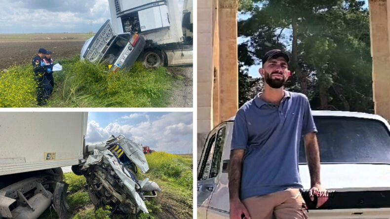 TIR ile otomobil kafa kafaya &ccedil;arpıştı: 27 yaşındaki s&uuml;r&uuml;c&uuml; &ouml;ld&uuml;