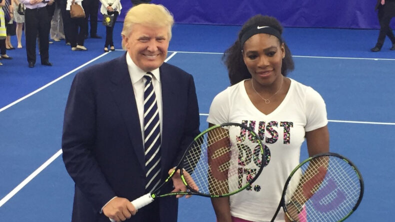 Trump, Tenis Efsanesiyle Oynadığı G&ouml;r&uuml;nt&uuml;leri Paylaştı