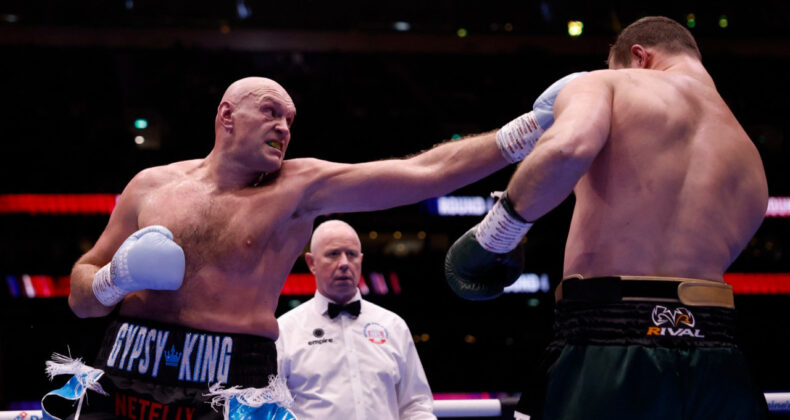 Tyson Fury ringlere galibiyetle döndü, Anthony Joshua'ya çağrı yaptı