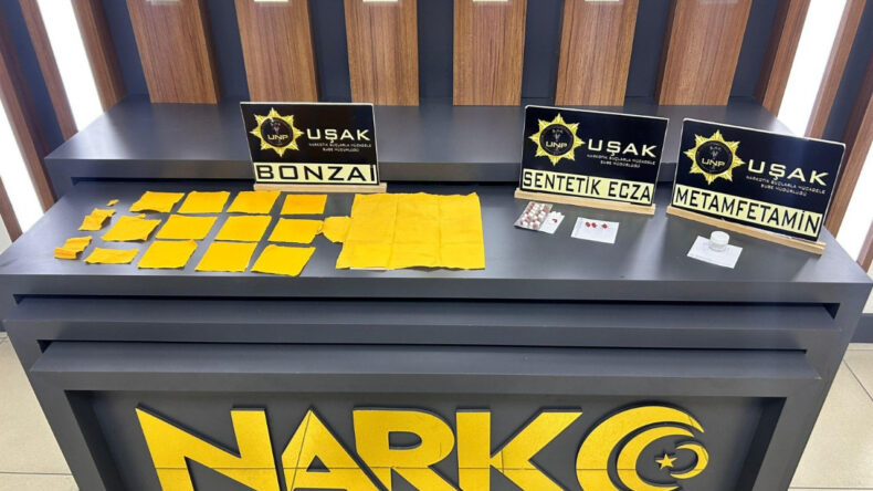 Uşak&rsquo;ta uyuşturucu operasyonu: 5 tutuklama