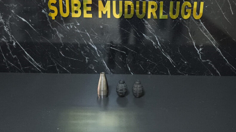 Uyuşturucu Baskınında El Bombası ve Havan Topu Mermisi Bulundu