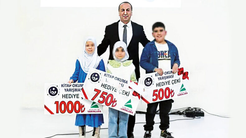 Yarışma diye tarikat kitapları okuttular