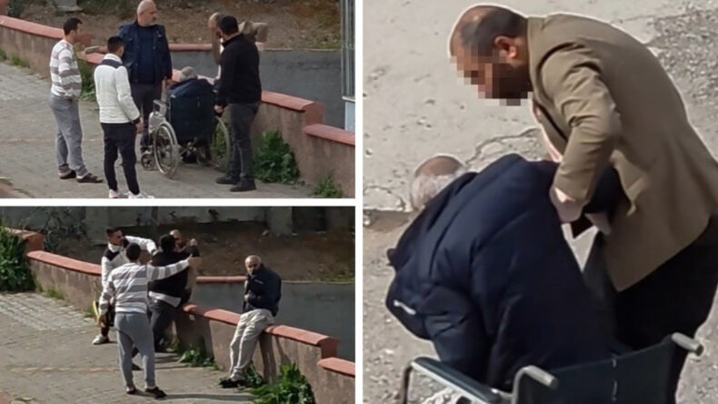 Yaşlı babasına sert &ccedil;ıkan şahıs, yanlış anlaşılınca darp edildi