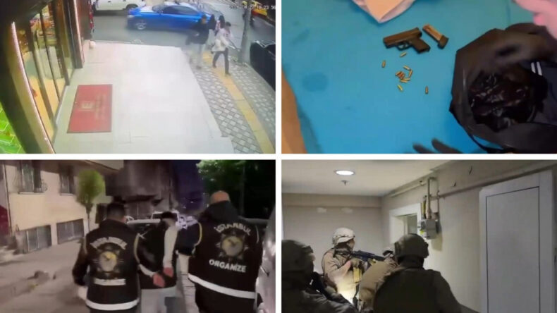Zarfın i&ccedil;inden mermi &ccedil;ıktı: 6 ş&uuml;pheli yakalandı