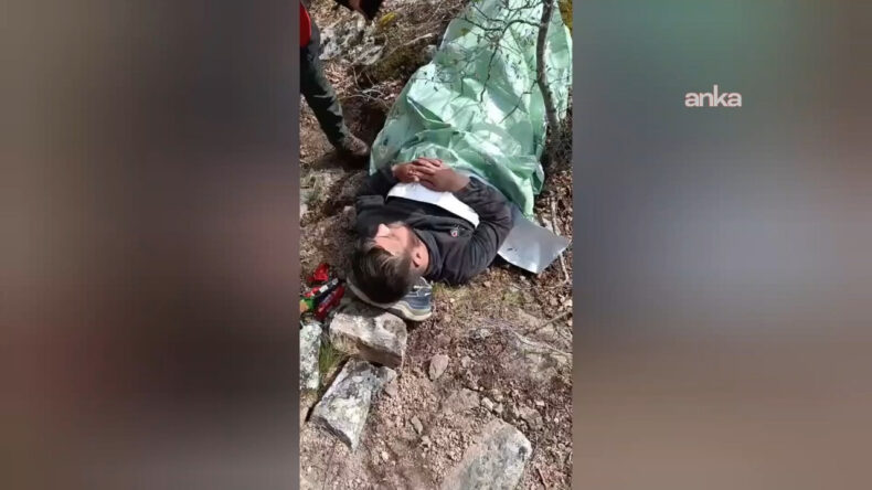 Zorlu arazide yaralanan vatandaş havadan tahliye edildi